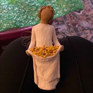 Willow Tree Yellow and Brown Decorative Accent Figurine